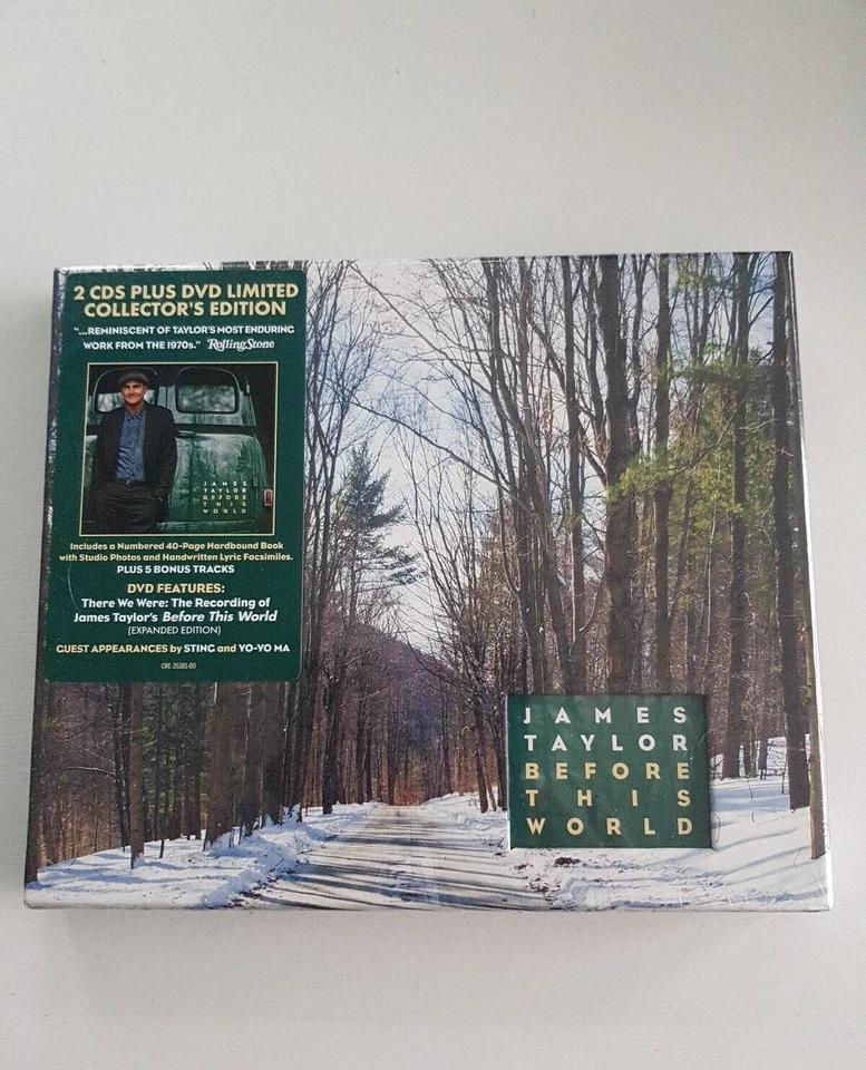 James Taylor - Before This World [2x CD + DVD Ltd Collectors Edition] NEW SEALED - Image 1 of 2