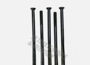 5pk DT Aerolite Flat Blade Straight Pull Spokes 296mm Black for 29" Bike Wheels - Picture 1 of 1