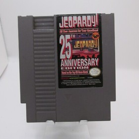 NINTENDO NES JEOPARDY 25TH ANNIVERSARY GAME- VINTAGE GAMING UNTESTED