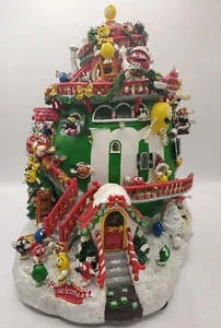 Rare Danbury Mint M&M’s Christmas House Green M&M Candy Retired 2006 - Picture 1 of 24