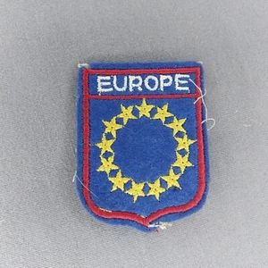 Europe Souvenir Ski Tourist 2 3/4" Felt Patch - Picture 1 of 2