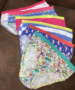 GIRLS UNDERWEAR SZ 14 GRAFITTI/PUPPY/BUTTERFLIES/DOTS/STRIPES  SUPER CUTE!! - Picture 1 of 3