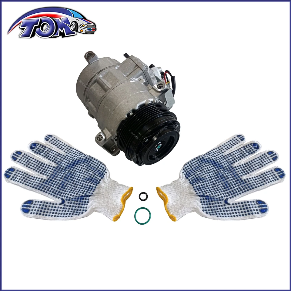 A/C Compressor w/6SBU16C Style&6-Groove Pulley for Mercedes-Benz C250 C300 12-15 - Image 1 of 4