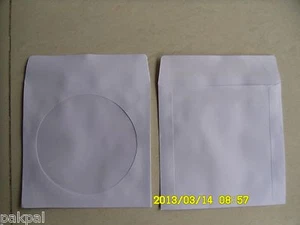 1000 120G NEW PAPER SLEEVE W/WINDOW & GUMMED FLAP JS212 - Picture 1 of 1