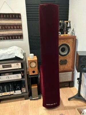 High-end speaker cover for MartinLogan SL3 Integrated cover for panel and woofer