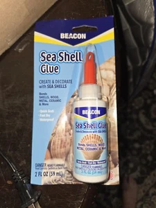 Sea Shell Glue for Creating and Decorating with Shells, Wood, Metal, Ceramic, an - Picture 1 of 4