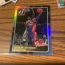 2015-16 Panini Donruss The Rookies Holo #10 Stanley Johnson /199 (RC) Pistons