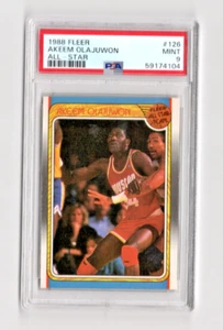 1988 Fleer All-Star AKEEM OLAJUWON #126 PSA 9 ! MINT ! Houston ROCKETS - Picture 1 of 2