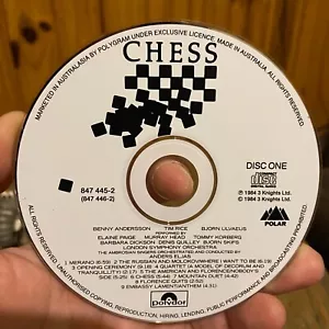 "Chess" (CD 2 discs only, no inlays/cases) - Picture 1 of 4