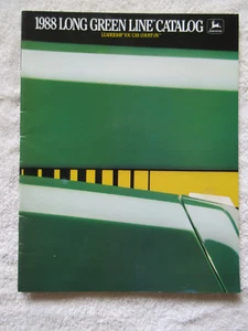 Original 1987 John Deere Dealer Brochure for 1988 Long Green Line Brochure - Picture 1 of 9