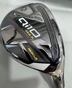 TaylorMade "Qi10" MAX No3 RESCUE CLUB,Loft 20 Degree + LOW SPIN Stiff Shaft VGC - Picture 1 of 5