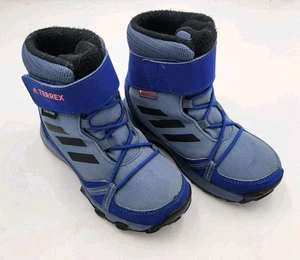 Adidas Kids JR Terrex Boots Blue & Grey G26579 Boy's US Size 11 K UK 10.5 K - Picture 1 of 6