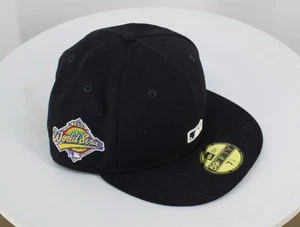 NEW ERA 59FIFTY MENS CAP 1996 WORLD SERIES PATCH NY YANKEES 7 1/4 RRP £48 AD - Picture 1 of 8