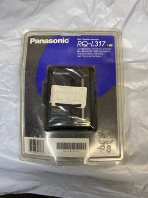 NOS NEW Panasonic RQ-L317 Cassette Recorder Factory Sealed - Image 1 of 2