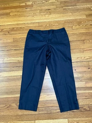 Pantalones Ashley Stewart para mujer talla grande 16W azul pierna cónica tiro alto nuevos con etiquetas $29.00 Foto 1 de 3