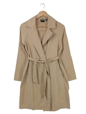 VERO MODA Gabardina Mujeres Abrigo Talla EU 34 marrón arena look casual - Imagen 1 de 4