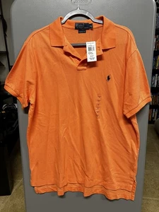 Polo Ralph Lauren blau & weiß gestreiftes Custom Fit Poloshirt, Herren XL Neu mit Etikett - Bild 1 von 4
