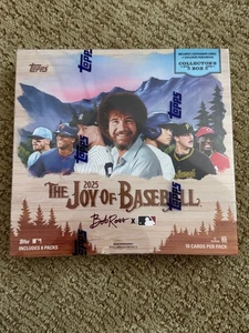 2025 Topps x Bob Ross: The Joy of Baseball Collectors Box SHIPS NOW - 2 AUTOS - Picture 1 of 2