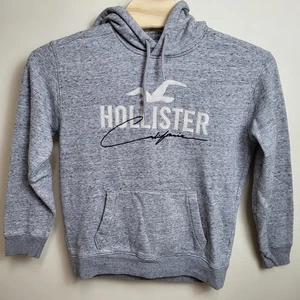 Hollister California grau Hoodie Herren Medium Pullover Sweatshirt Freizeit - Bild 1 von 5