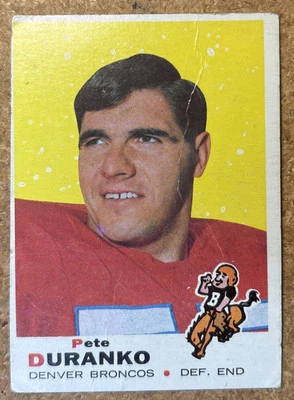 1969 Topps Pete Duranko #182 - Image 1 of 2