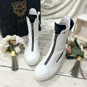 Lita by Ciara Revolve Fang Commando Hi Top sneaker In Nappa size 6 women - Picture 1 of 8