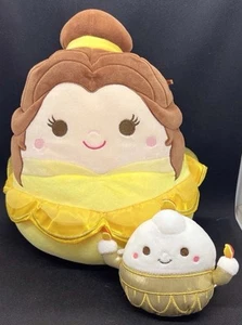 Disney Squishmallows BELLE 12" y Lumiere 5” Peluche Kellytoy Set 2 - Imagen 1 de 5