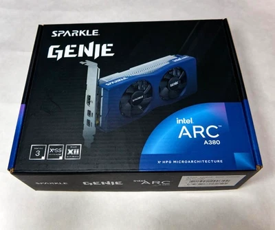 SPARKLE Intel Arc A380 GENIE Series 6GB GDDR6 Graphics Card for Gaming PC New - Image 1 of 4