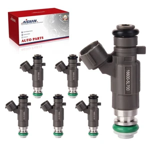 6PCS Injecteurs de Carburant 4 Trous Compatible avec Infiniti I30 FX35 G35 QX4, pour Ni... - Photo 1/8