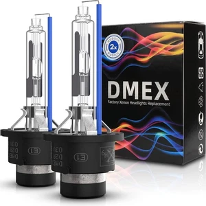 2PCS Xenon HID Headlight Bulbs DMEX D2R 35W 6000K 85126UB 66250 85126WX - Picture 1 of 7
