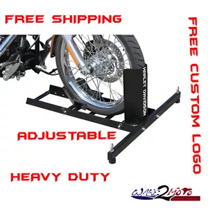 Motorcycle Stand Wheel Chock Trailer Stop Triumph Indian Road Glide Trike King - Picture 1 of 1