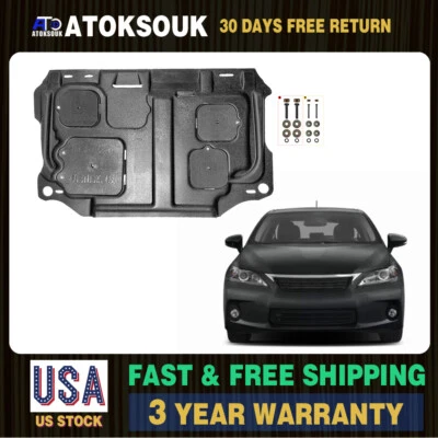 Capa protetora contra respingos motor dianteiro para Lexus CT200h 2012-2016 - Imagem 1 de 4