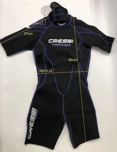Cressi Tortuga Lady Wetsuit 2.5 mm Shorty Neoprenanzug aus High Stretch M - Bild 1 von 6