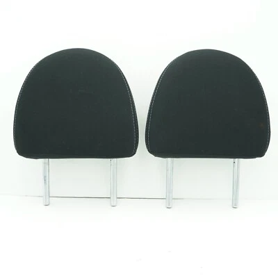 2014 - 2019 Nissan Versa Note Rear Seat Head Rest Set White Stitching 3024 - Image 1 of 4