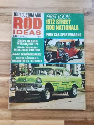 1001 CUSTOM AND ROD IDEAS hot rod magazine Fall 1972 - Image 1 of 4