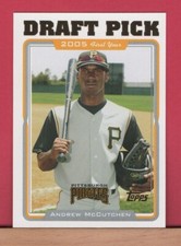 2005 Topps Update - ANDREW McCUTCHEN - Rookie Card #UH329 - RC
