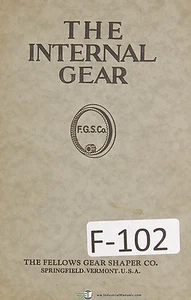 Fellows The Internal Gear Design and Application Manual Year (1943) - Picture 1 of 1