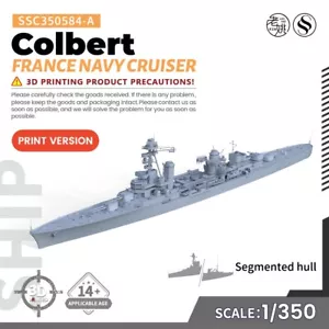SSMODEL SSC350584-A 1/350 kit modellino militare Francia Navy Colbert Cruiser - Foto 1 di 4