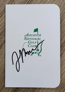 Justin Thomas Signed Masters Scorecard Augusta National Golf Club PGA RAD - Picture 1 of 3