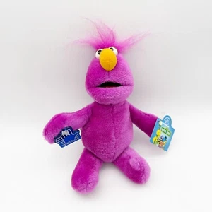 Sesame Street Telly Plush Toy Jim Henson Purple Vintage 7” Applause 1995 W Tag - Picture 1 of 3