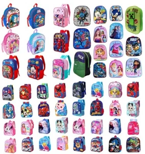 Boys Girls Kids Backpack Childrens Character Rucksack Toddlers School Bag LOT - Picture 1 of 164