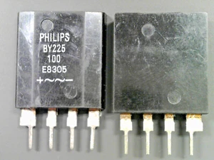 BY225-100 3,2A, 50V, Silicon bridge fullwave rectifier NOS Philips 1pcs. - Picture 1 of 1