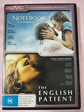 The Notebook / The English Patient -  DVD R4 - 2 DVD Romantic Drama Pack