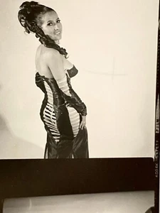 Busty Leggy BURLESQUE DANCER Stripperin VINTAGE PHOTO 8x10 contact sheet 1960’s - Bild 1 von 12