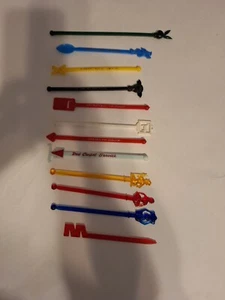 12 pcs Swizzle Sticks Vintage The Play boy Club Hotel Prince Charles - Picture 1 of 8