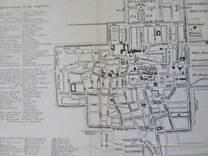 Den Haag Südholland Den Haag La Haye um 1880 detaillierter touristischer Stadtplan Karte - Bild 1 von 4