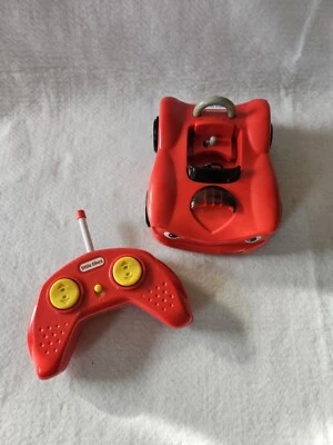 Little Tikes RC Bumper Red Car with Remote Control ~ tested Works Great - Image 1 of 4