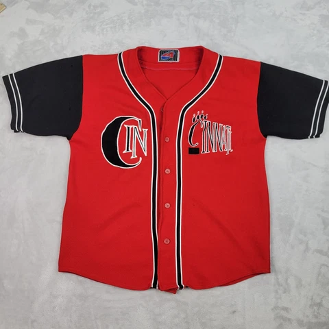 Cincinnati Bearcats Baseball Jersey Men Medium Red NCAA College Vintage Adult Cover