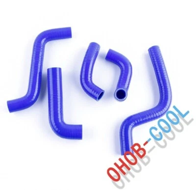 Mangueras de radiador de silicona azul para Kawasaki Ninja 600R ZX600C GPX600R 1988-96 1997 Foto 1 de 4