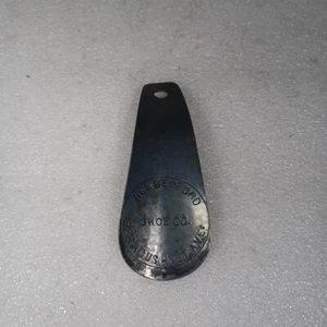 Vintage Metall Schuhlöffel New Bedford Shoe Co. Werkzeug Werbung Massachusetts - Bild 1 von 4