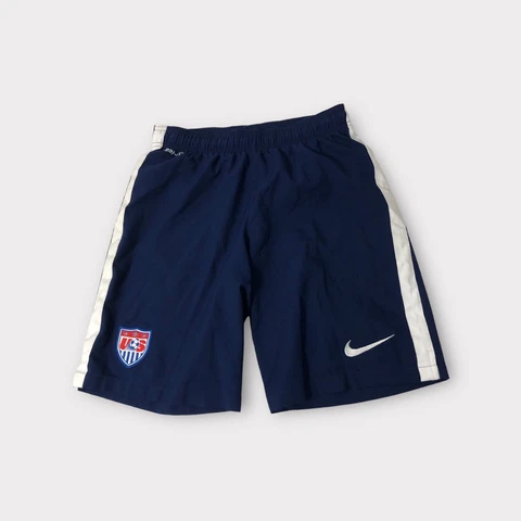 Blue Nike Dri-Fit Team USA Soccer Shorts Men's Size Small S Cover
